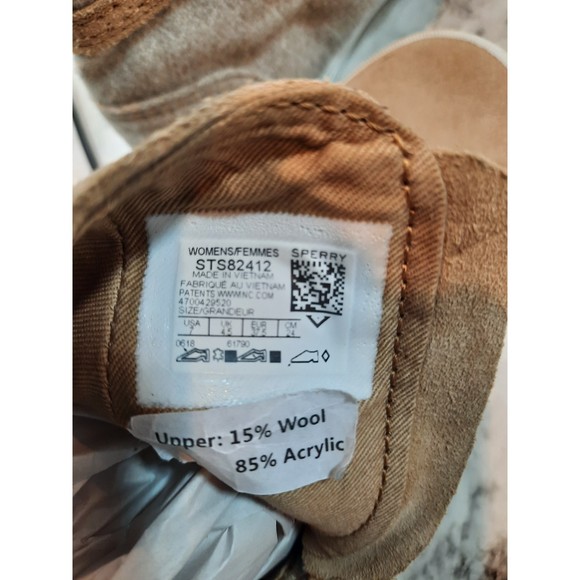 Sperry Shoes Slouchy Suede and Fabric Sneaker Boots Sze  7 - Picture 10 of 11